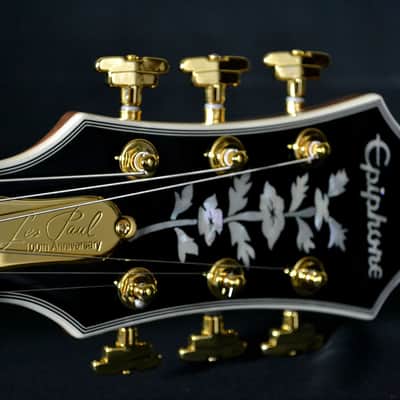 Epiphone Les Paul Custom 100th Anniversary, ProBucker Pickups w/ Coil Splitting, Hard Case image 8