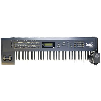 Korg N5EX - Sleek and Lightweight 61 key Synth Workstation w/ Trinity Sounds, Gigbag, Power Supply