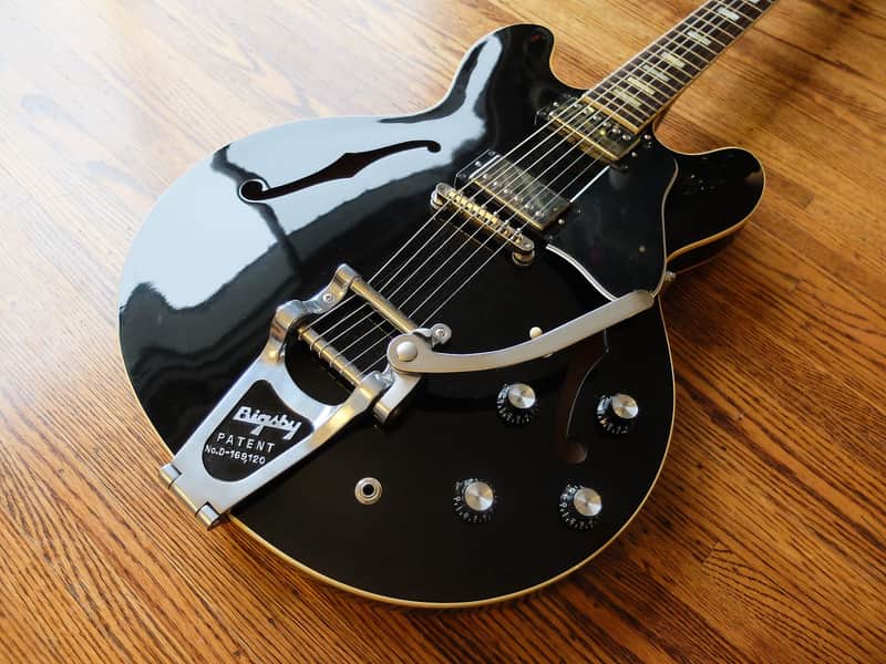 Gibson Memphis ES-330L Humbucker 2015 Ebony image 1