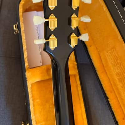 Gibson Custom Shop Historic 3-Pickup '57 Les Paul Custom Black Beauty Reissue 2025 - Ebony VOS - Light! image 4