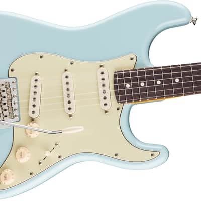 Fender Limited Edition American Professional Classic Stratocaster featuring the Fender Silent System, Rosewood Fingerboard, Daphne Blue image 4