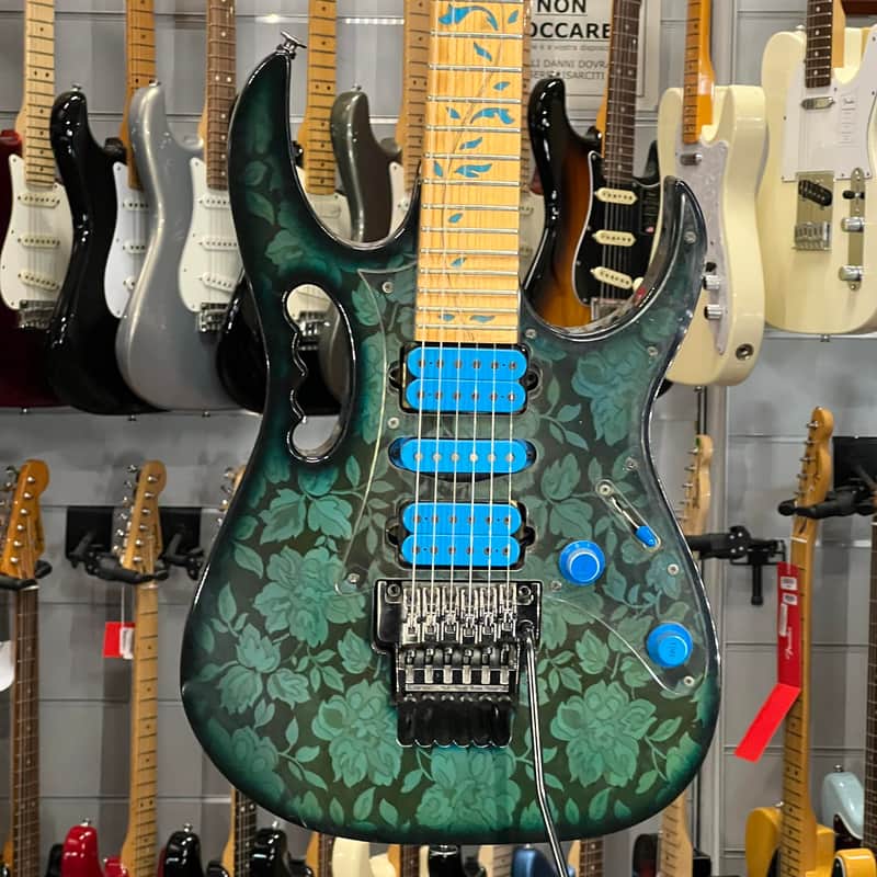 Ibanez 1991 Jem77 Steve Vai Bfp Blue First Year True Vintage image 1