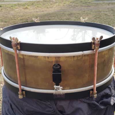 Restored Sonor Antik Vintage Marching Brass Snare from 50s image 4