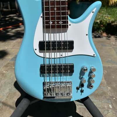 Fodera Monarch Custom 2020 - Blue image 5
