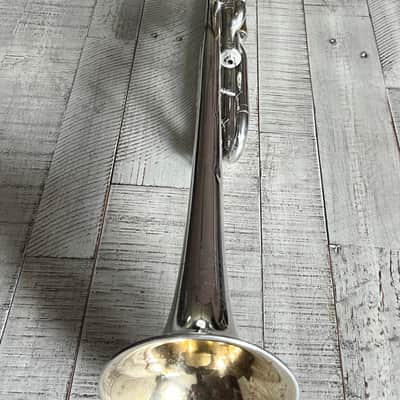 1930s King Signal Cornet – H.N. White Co. Cleveland – Silver Plate – Serial 157395 – Rare Field Model image 14