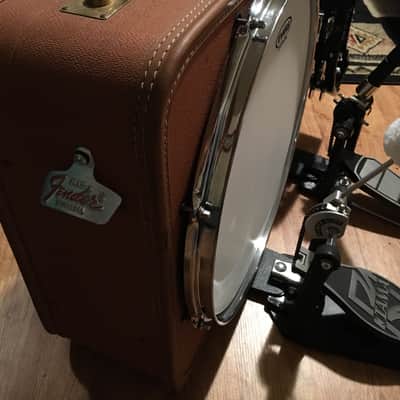 OneManBand drumco 16" fat albert suitcase drum bass drum kick drum guitar acoustic drums image 5
