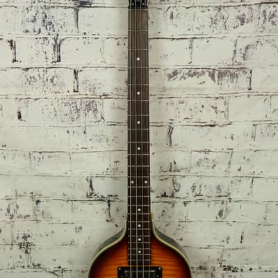 2008 Epiphone Viola Sunburst Hollowbody/Violin Electric Bass Guitar image 7