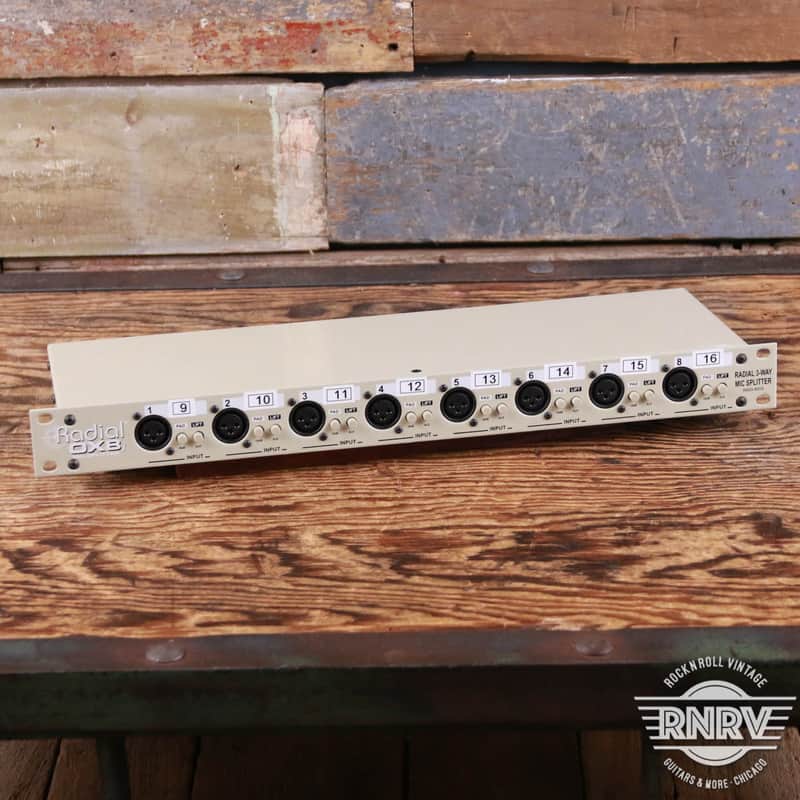 Radial OX8-j 8-Channel Microphone Splitter 2022 - Present - Grey image 1