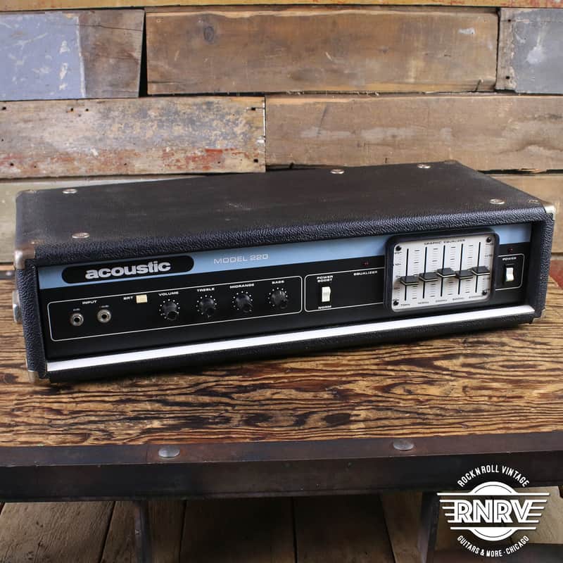 Acoustic Control Corp Model 220 Vintage Late 1970s Bass Head image 1