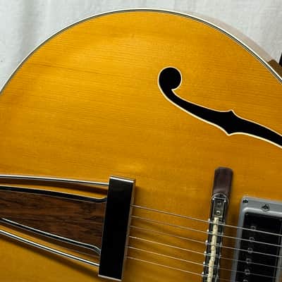 Yamaha AE-11 ae11 Archtop Electric Hollowbody Guitar with Case - Natural image 5