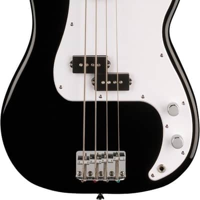 Squier Sonic Precision Bass - Black, The Perfect Beginner or Intermediate Bass, W / Pro Setup & Ships Fast ! image 1