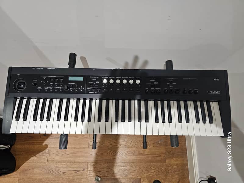 Korg PS60 61-Key Performance Synthesizer 2010s - Black image 1