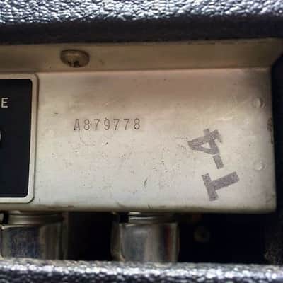 Fender Bassman 135 Head and speaker cabinet matching stack original vintage 1970s Silverface image 14
