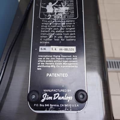 Dunlop JH-1 Jimi Hendrix Signature Wah 1990 - 2005 - Black image 2