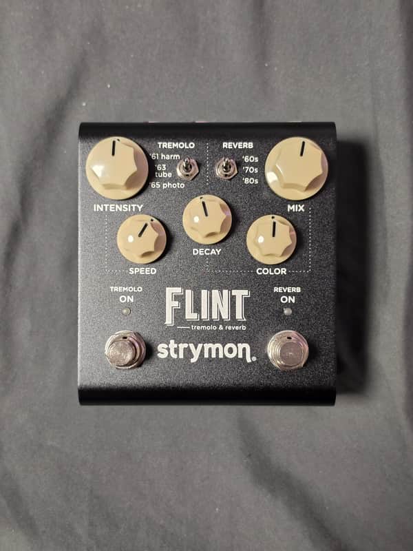 Strymon Flint Reverb and Tremolo V2 2022 - Present - Black image 1