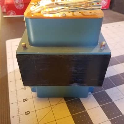 Tektronix 120-120 Power Transformer HUGE high-power Tube Amp TESTED Vintage 1961 Blue image 3
