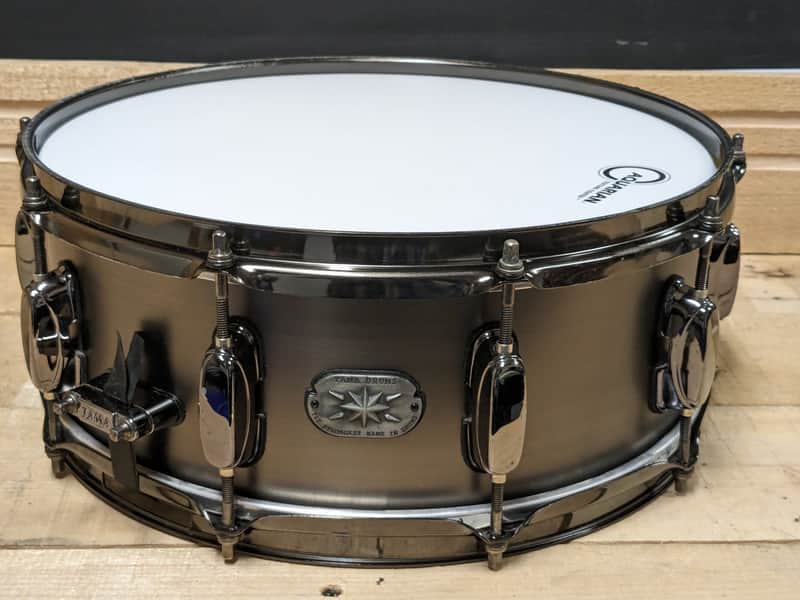 Tama Metalworks 14x5.5 steel snare drum  - grey image 1
