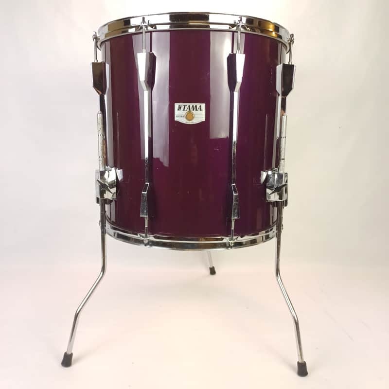 Tama 16x16"Floor Tom Drum Majestic Purple Rockstar DX Vintage 90s Japan MIJ 9Ply image 1