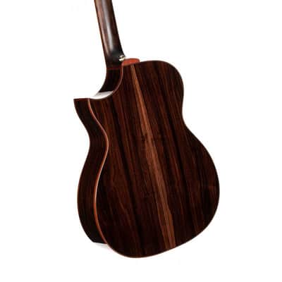 Cort ROSELYN Masterpiece Series Roselyn Redux OM Cutaway Body 5pcs Mahogany & Walnut Neck 6-String Acoustic-Electric Guitar w/Hard Case image 4
