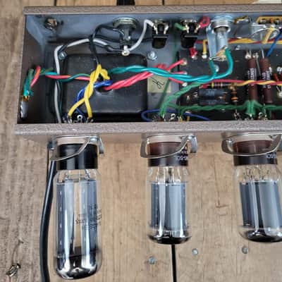 Victoria Regal II - Blond Tolex 2008 15" hand wired tube amp image 9