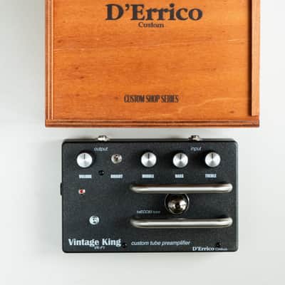 D'Errico Custom VK-F1 preamp (Alembic F2B) - Matte Black image 2