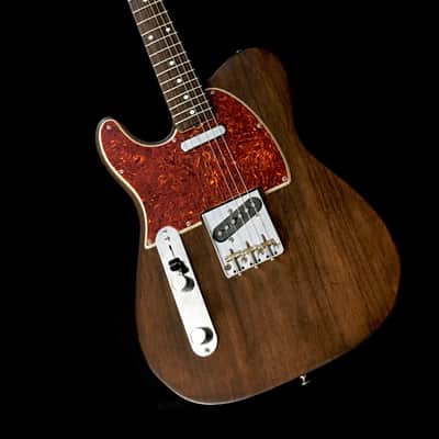 LEFTY! TL66 Custom Relic Build Solid 1-Piece Mahogany Aged Walnut Satin Guitar 7.1 Lb HSC image 1