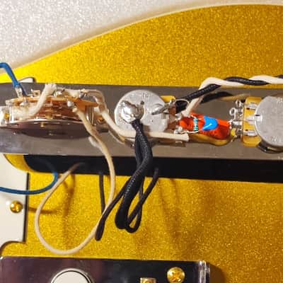 MyDream Partcaster Custom Built - Gold Charlie Christian Quarter Sawn image 10