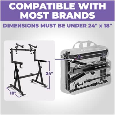 Liquid Stands Carry Bags for LS items (Mostly Stands) Portable & Large Protective Storage - Piano Stand Case image 2