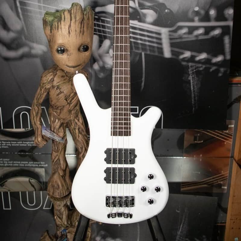 Warwick Warwick RockBass Corvette $$-4 String – Solid White Hi…