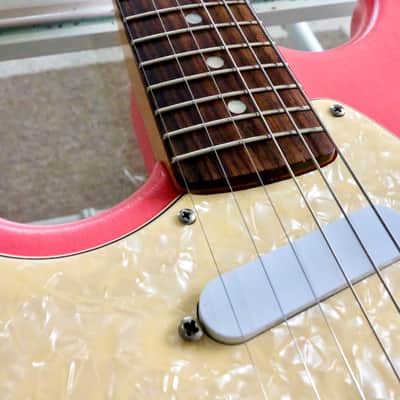 Fender Competition Pink Left-Handed Mustang image 4