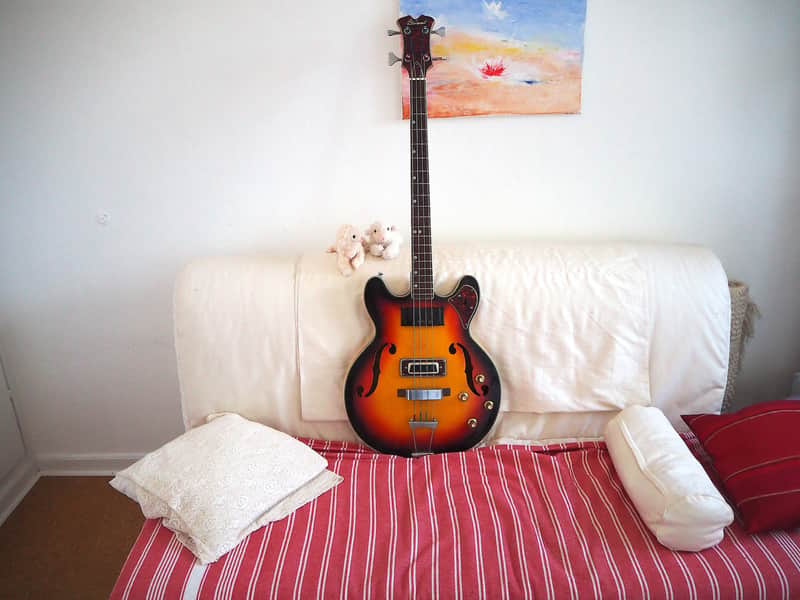 1975 Aria Diamond Bass | Sunburst | Vintage Japan image 1
