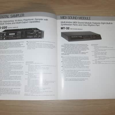 Roland Vintage '80s Synthesizer Literature Package - Brochure/Catalog - Rare image 5