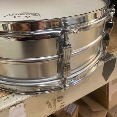 1967 Ludwig Acrolite Snare Drum Kit 14" x 5" with Case and Stand image 10