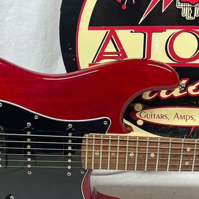 Fender American Select Stratocaster Strat HSS - Crimson Red Electric Guitar image 3