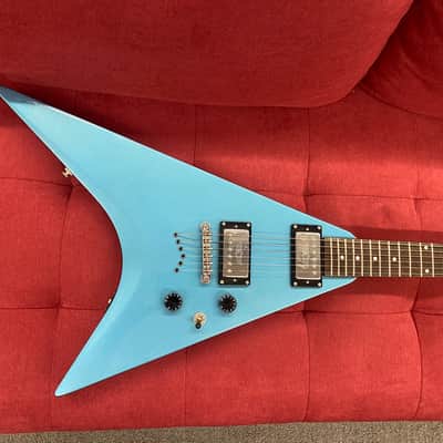 Epiphone Demon V Electric Guitar 2001/2002 - Metallic Blue image 1