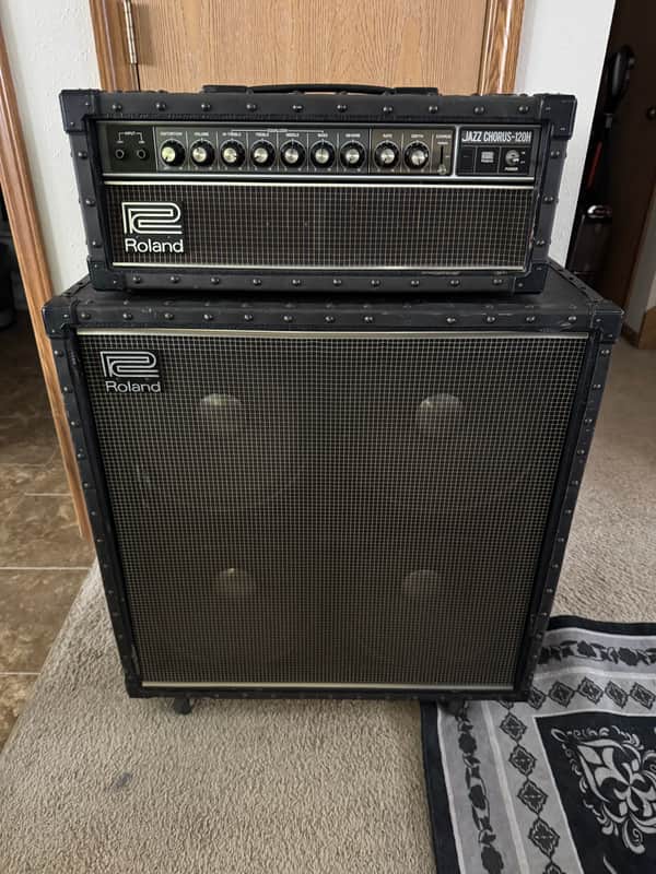 Roland JC-120H Jazz Chorus 120-Watt Guitar Head 1984 - 1992 - Black image 1