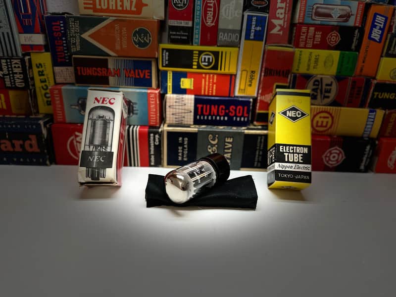 1x Vintage NOS NEC Nippon (WE Japan) 5AR4 GZ34 Rectifier Tube /Digital Test /Classic Tone High Resolution Smooth Neutral Playback /CV1377 5GK20 image 1