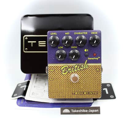 Tech21 SansAmp British With Original Box Made in U.S.A. Distortion Guitar Effect Pedal 319039 image 1