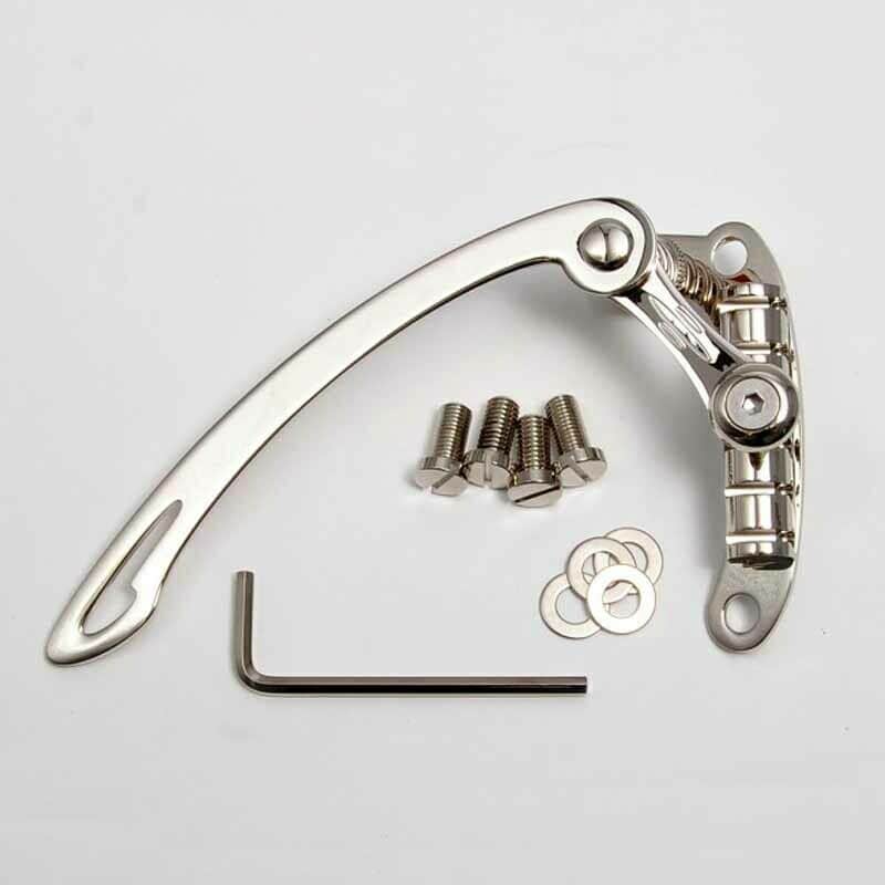 け*ん様 Goldo Les Trem ニッケル　アーム Nickel Les trem, TLT2N, Flat Arm Tremolo by Goldo | Reverb