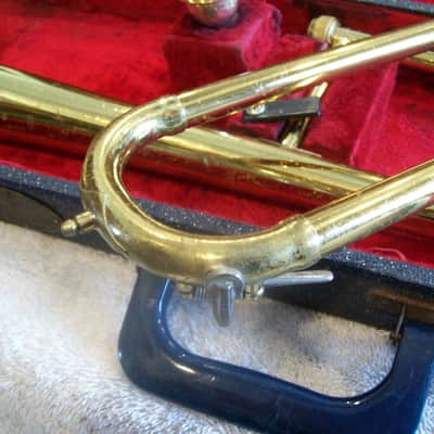 Bundy Vintage trombone made by Selmer in the USA  brass 1960 image 10