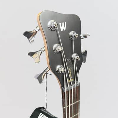 Warwick Rockbass Streamer Standard 5-String Electric Bass Guitar - Honey Violin image 8