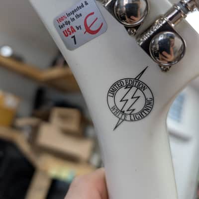 Epiphone Ed Tommy Thayer "white lighting" signature model image 9
