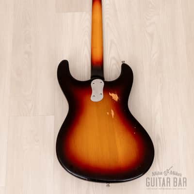 1978 Mosrite Ventures Model Vintage Guitar Sunburst w/ Moseley Vibrato, Case image 3