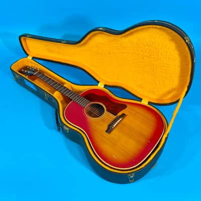 Gibson J-45 1966 - Cherry Sunburst image 3