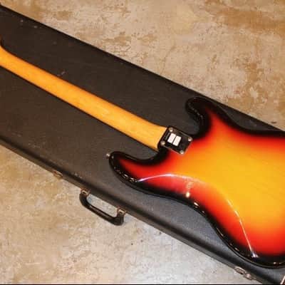 Left Handed Fender Precision Bass 1965 Sunburst image 2