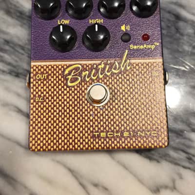 Tech 21 SansAmp Character Series British V2 2010s - Purple image 2
