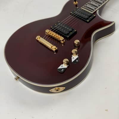 ESP LTD EC-1000T CTM See Thru Black Cherry FM Electric Guitar B-Stock image 5