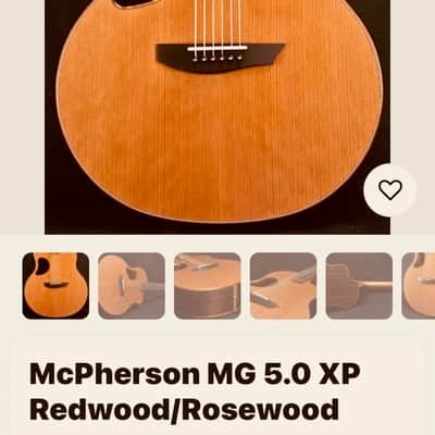 McPherson MG 5.0 XP - Rosewood / Redwood image 22