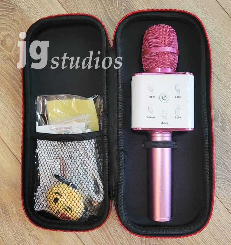 Karaoke Wireless Microphone - Pink! New! image 1
