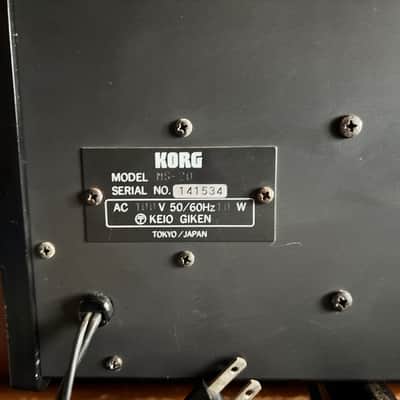 Korg MS-20 Original Analog Mono Synth early model KORG35 w/ patch cables image 8